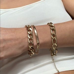 Gold bracelets